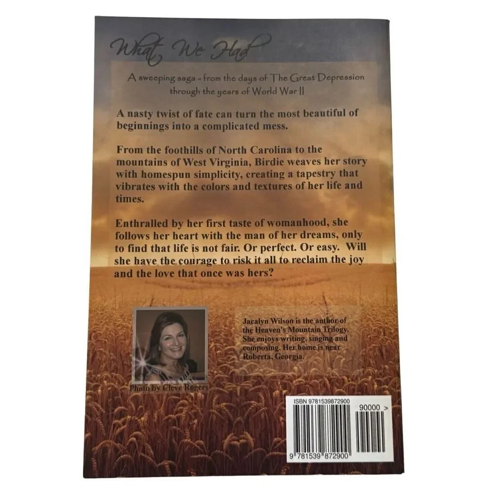 What We Had  By Jacalyn Wilson -Signed